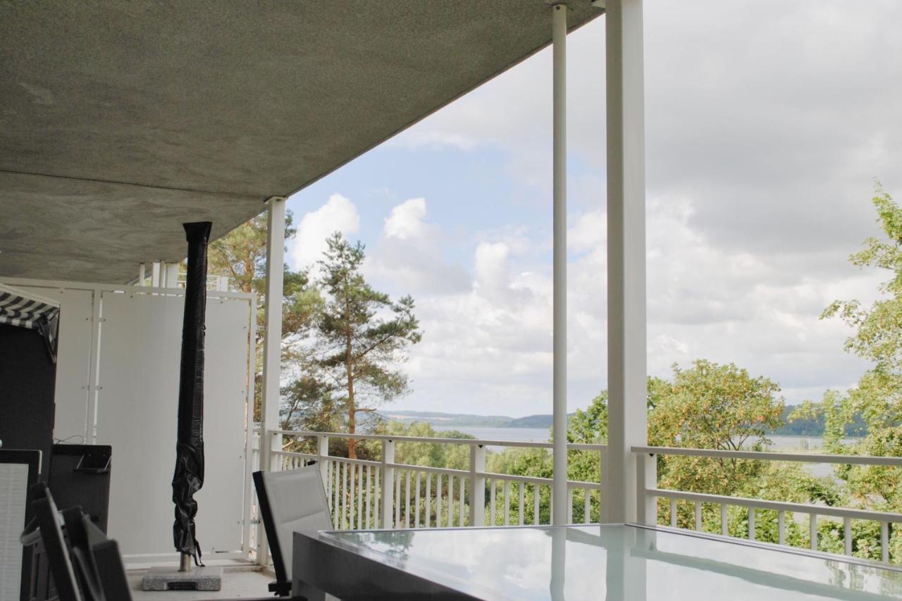 Ferienresidenz Zwei Bodden Fewo2-8 - Balkon, Sauna, Kamin Lietzow エクステリア 写真